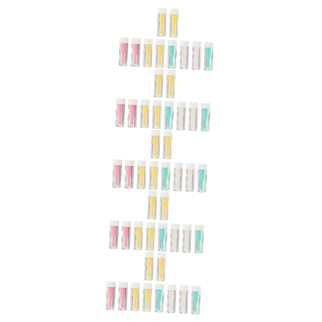 Healvian 50 Stück Kontaktlinsen-Saugstab doppeltes Brillenetui für Damen Werkzeuge zum Entfernen von Kontaktlinsen Werkzeuge für Linseneinsätze starr Entferner Stock tragen