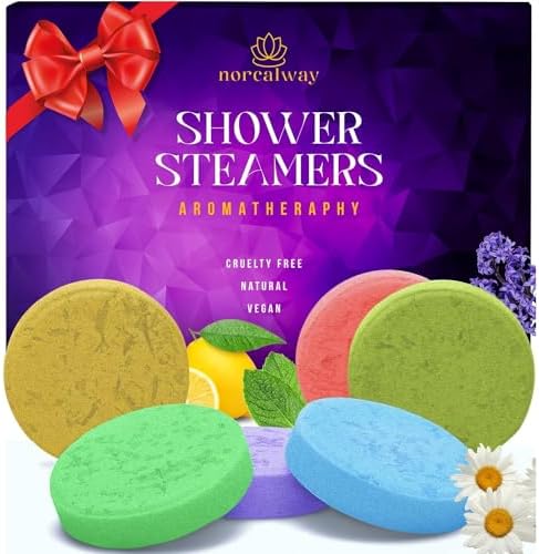 Amazon.com: Shower Steamers Aromatherapy w/Essential Oils - Very Refreshing Shower Tablets ...
