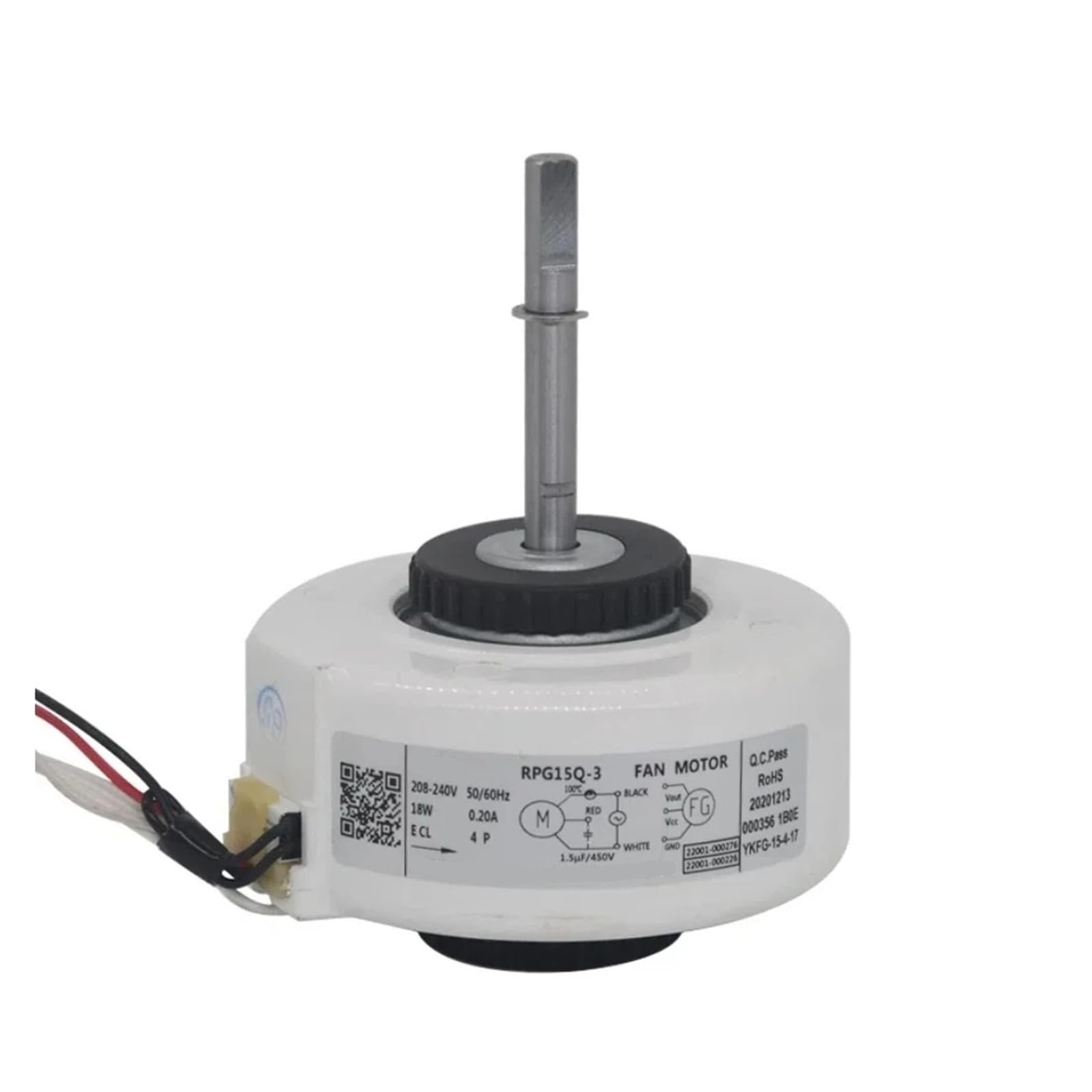 Moteur de Ventilateur AC intérieur 18W RPG15Q-3 pour climatiseur