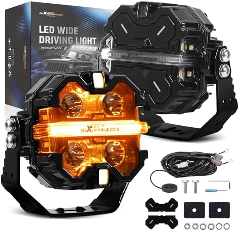maXpeedingrods 3.5" Off Road Lights 160W 19200LM, Spot Light with...