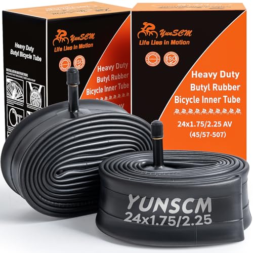 YunSCM 2PCS 45/57-507 Verdickter 24 Zoll Schlauch 24x1.75 24x1.95 24x2.0...