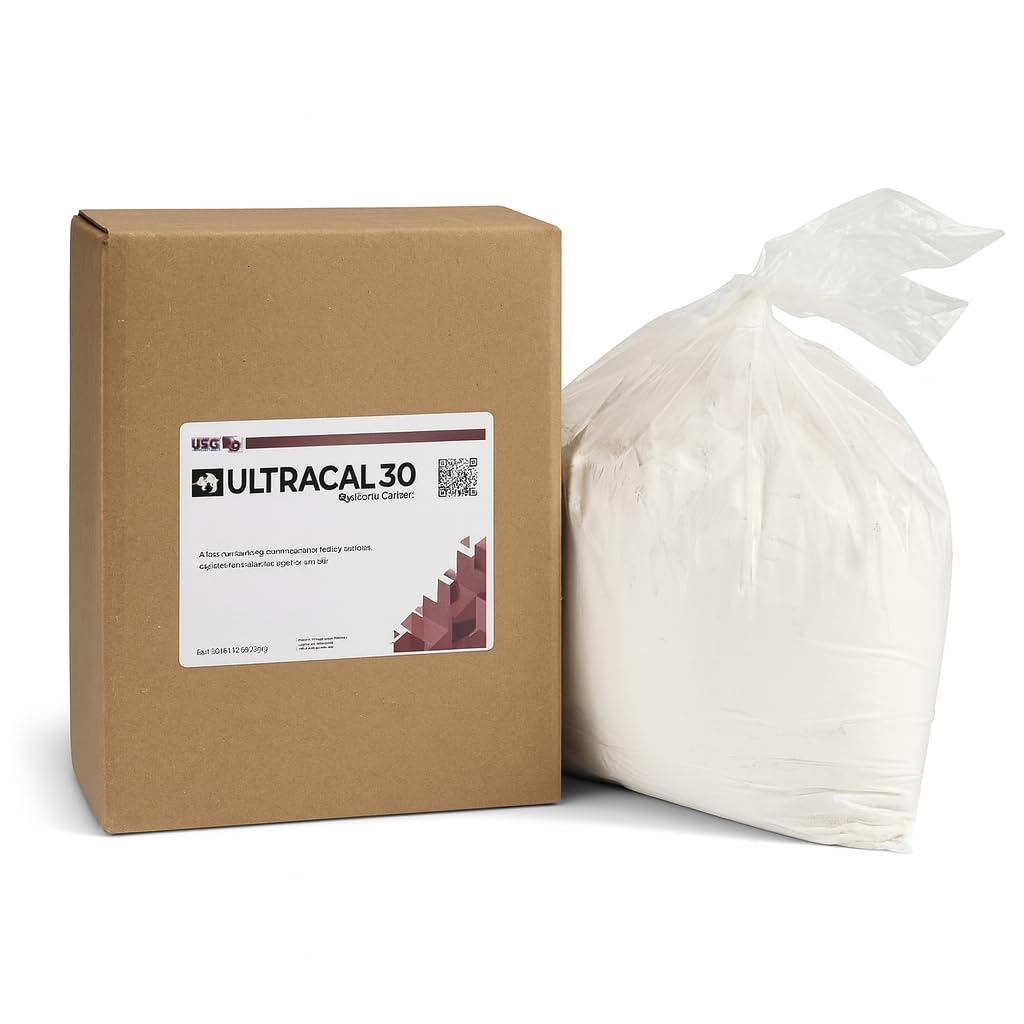 ULTRACAL 30 Gypsum Cement - 25 LBS - Mold Making and Casting Plaster, Ideal for Latex Molds! Takes Excellent Detail