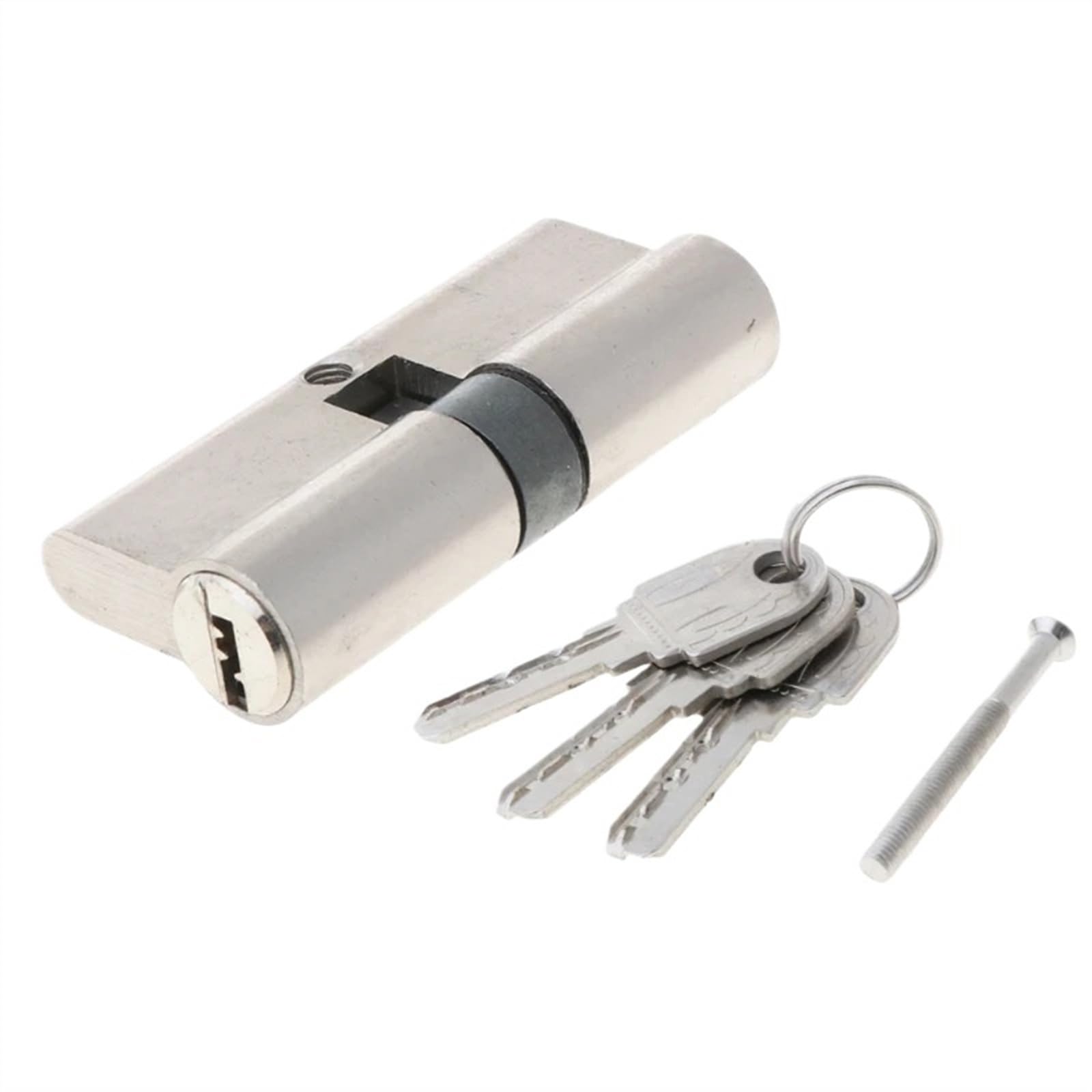 Euro Cylinder Lock 90mm Metal Door Lock Cylinder Replacement Anti-Theft Security Interior(90mm)