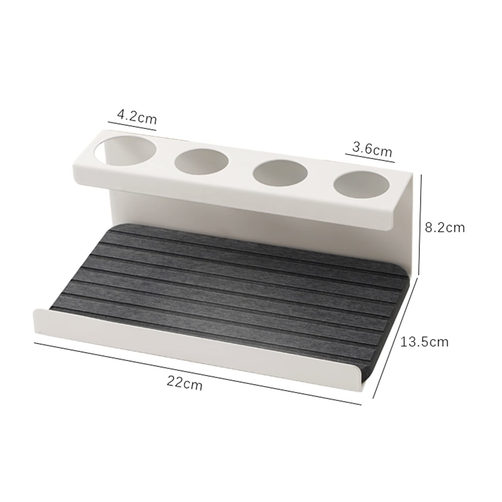 Soporte para pasta de dientes Soporte de taza de cepillo de dientes eléctrico sin punch-Free Table de baño Montado en pared de succión Montado en pared Multifuncional Soporte para pasta de dientes