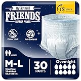 30 x Friends Pants Night Super Medium - Large (25-48 inches) | Overnight Unisex Incontinence Pants
