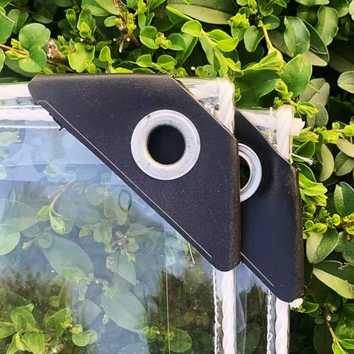Lona de PVC impermeable con ojales para protección de pérgolas 4