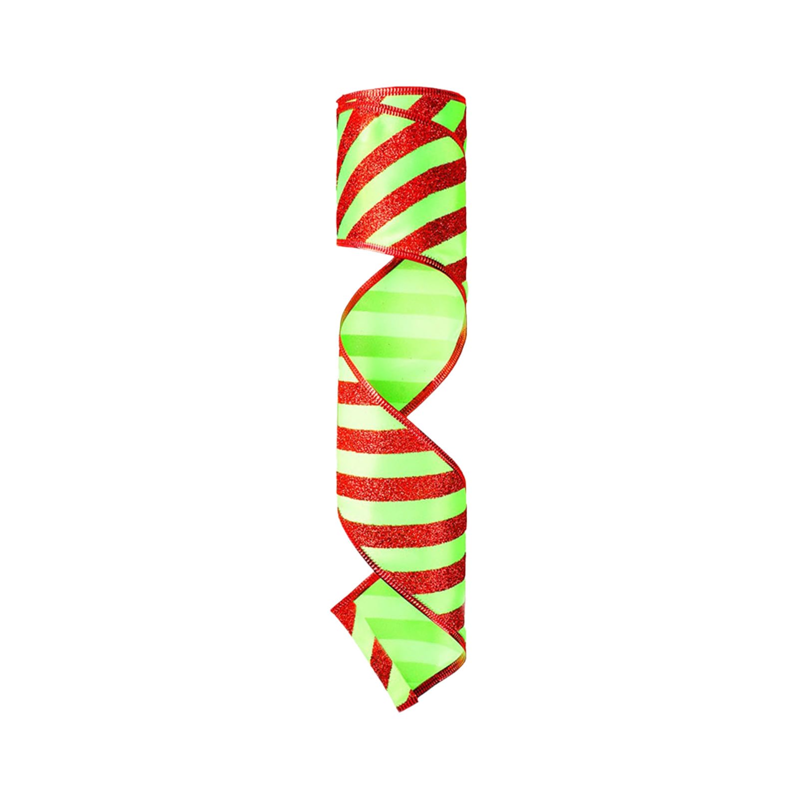 Jazuaiao Not Deadly Christmas Craft Ribbon Soft Border Trim Substance Safe for Kids Bedroom Deck and Cyclical Productions Color Stable Border Trim Crafting Ribbon