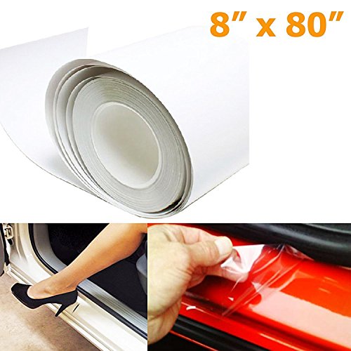 New 8" x 80" Clear Universal Door Sill Guard Protector Paint Anti-Scratches Protection