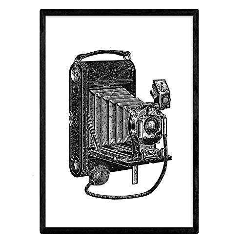 Nacnic Lame Chambre de fotos.Posters avec des objets d'époque. format A3