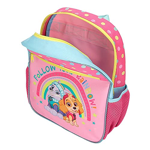 Paw Patrol Paw Patrol Follow Your Rainbow cabinekoffer roze 38 x 55 x 20 cm, Violeta, 27x33x11 cms, Rugzak 33 - Image 5