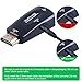 Tendak Gold-Plated Active HD 1080P HDMI to VGA Converter Adapter Dongle with 3.5mm Audio for Laptop PC Projector HDTV PS3 Xbox STB Blu-ray DVD