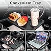JUSTTOP Car Steering Wheel Desk for Laptop,Multipurpose Travel Car Accessories, Car Seat Stand Trays for Eating, Steering Wheel Under Table Console(Black) #4