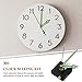 OSALADI Clock Mechanism Glow in The Dark Hands Replacement Kit Battery Operated Silent Clock Movement DIY Wall Parts
