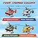ANJARU Helicopter Toy with Lights and Sound,Simulative Rescue Helicopter Vehicles Toys for Kids Aged 3 and Up,Pull-Back Propeller Army Toys Toddler Kids Boys Gifts (Police Helicopter)