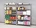 Seville Classics UltraDurable Heavy Duty NSF Solid Steel Wire Rack Storage Unit Organizer for Garage, Warehouse, Office, Restaurant, Classroom, Kitchen, 5-Tier Shelving, 48