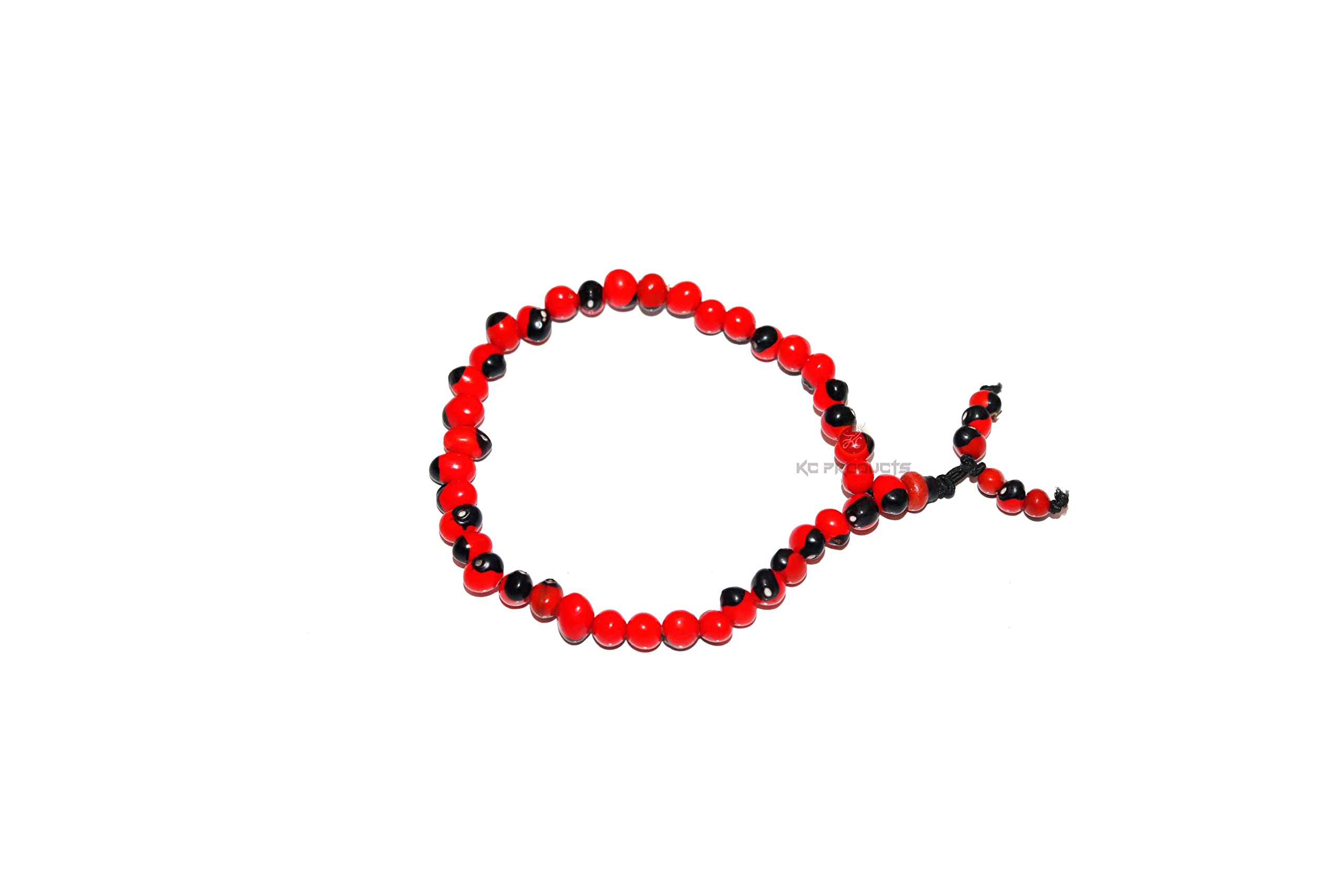 KC PRODUCTS® Red Chirmi Gunja Ratti Bracelet for Lakshmi Mahakali Saraswati Pooja Upasana Wealth and Prosperity [SIZE 6 MM RED BEADS ] (B0B59SF85J) Amazon Price History, Amazon Price Tracker