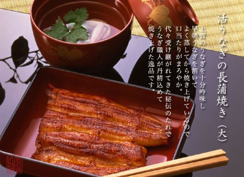 浜名湖山吹 国産うなぎ長蒲焼き(大)サイズ 3本