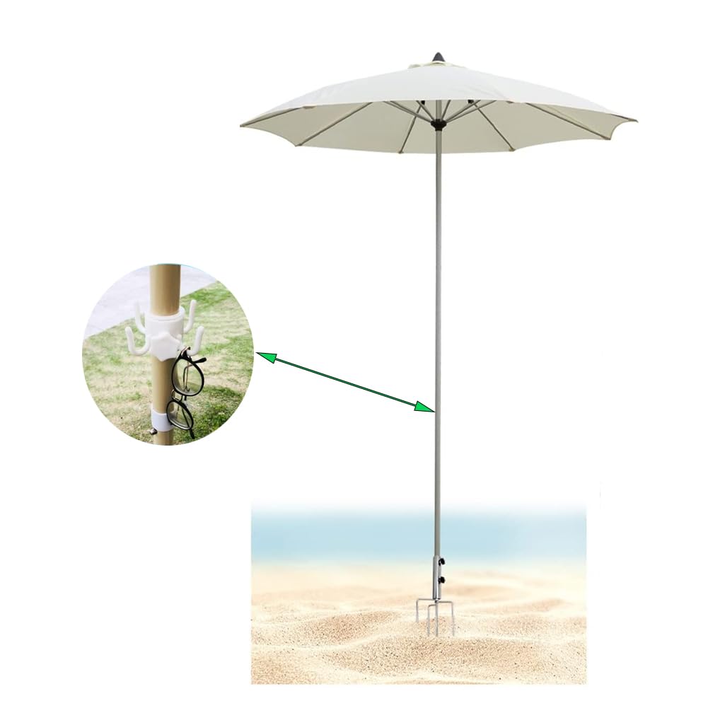 Taozoey Pied de Parasol, Support de Parasol avec Ancrage au Sol