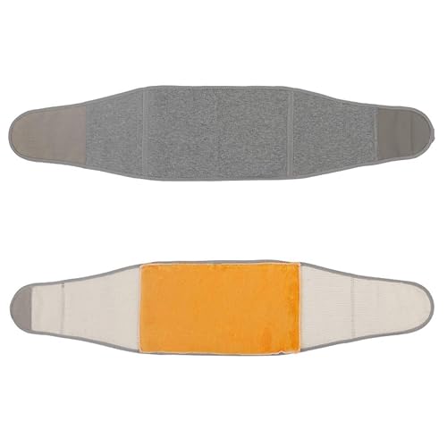 Miniatura 6 de VORCOOL Cinturón de apoyo lumbar grueso de felpa térmica para hombre y mujer, cinturón de apoyo lumbar, protector abdominal cálido y acogedor para