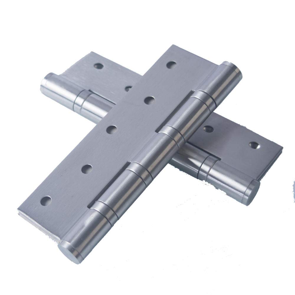 Door Hinge 6-Inch Stainless Steel Hinge Heavy-Duty Bearing Hinge Door Hinges 2-A (2Pcs)
