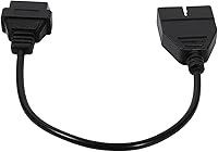 Vista 7 de Adaptador de diagnóstico OBD2 de 12 pines a 16 pines para herramientas de reparación automática de vehículos, adaptador de herramienta