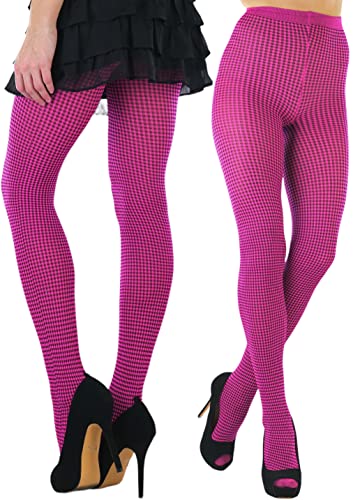 Image of ToBeInStyle Women's Argyle Checkered Diamond Rhombus Net Opaque Sheer Tights Pantyhose