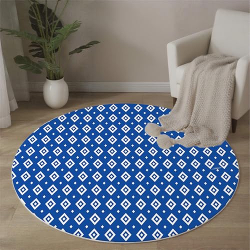 Tapis moderne géométrie simple lavable pour réchauffer une chambre