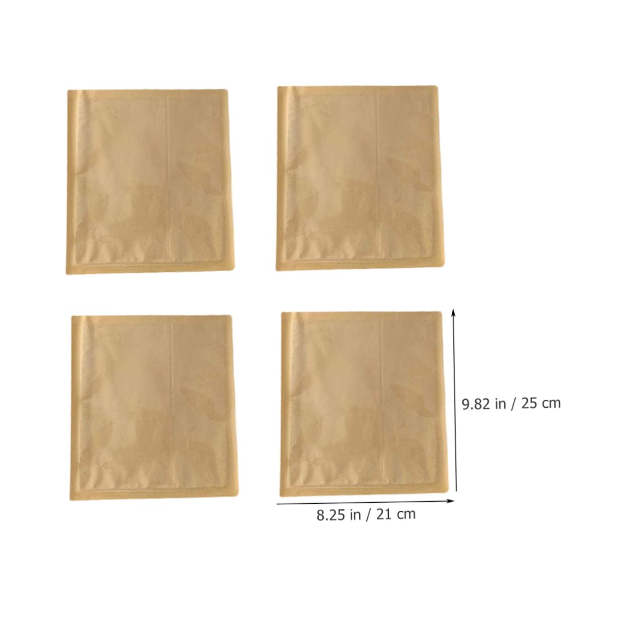 Bolsas de Papel para Pan Marrón 100 Unidades con Ventana