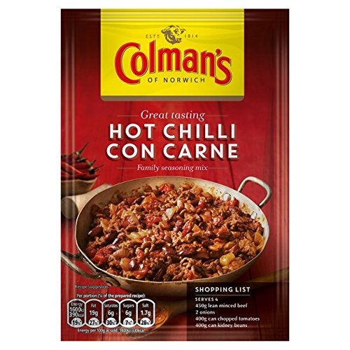 Colman's Hot Chilli Con Carne Recept Mix 37g