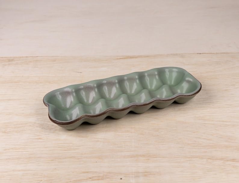 Ceramic Egg Crate-Egg Holder-Handmade Stoneware Tray