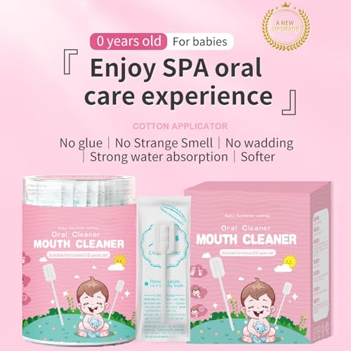 ベビーマウスクリーナー - 30個の舌クリーナーガーゼを個別に|ベビータンクリーナー|ソフトガムパッドウェアラブル|穏やかに使用してガーゼで作られた歯のクリーニング衛生衛生衛生衛生