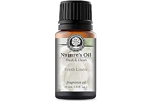 Fresh Linen Fragrance Oil (15ml) for Diffusers, Soap Making, Candles, and More