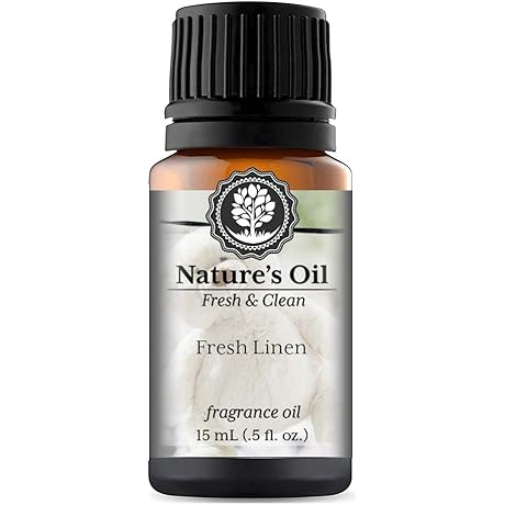 Fresh Linen Fragrance Oil (15ml) for Diffusers, Soap Making, Candles, and More