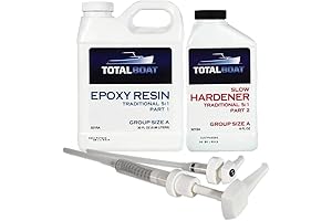 TotalBoat Clear Epoxy Resin System: 5:1 Mixing Ratio, Marine Grade for Boat...