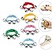DQTYE - Pulseras de nailon y cascabeles para bebé, pulseras musicales de colores con cascabeles para la muñeca o el tobillo, instrumentos de cascabeles para niños, 6 unidades