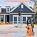 5000PSI Electric Pressure Washer - 2025 New Electric Power Washer with Upgraded 33ft Pressure Washer Hose Reel, Foam Cannon, 4 Nozzle Set, Power Washer for House/Patios/Car/Fence, Orange
