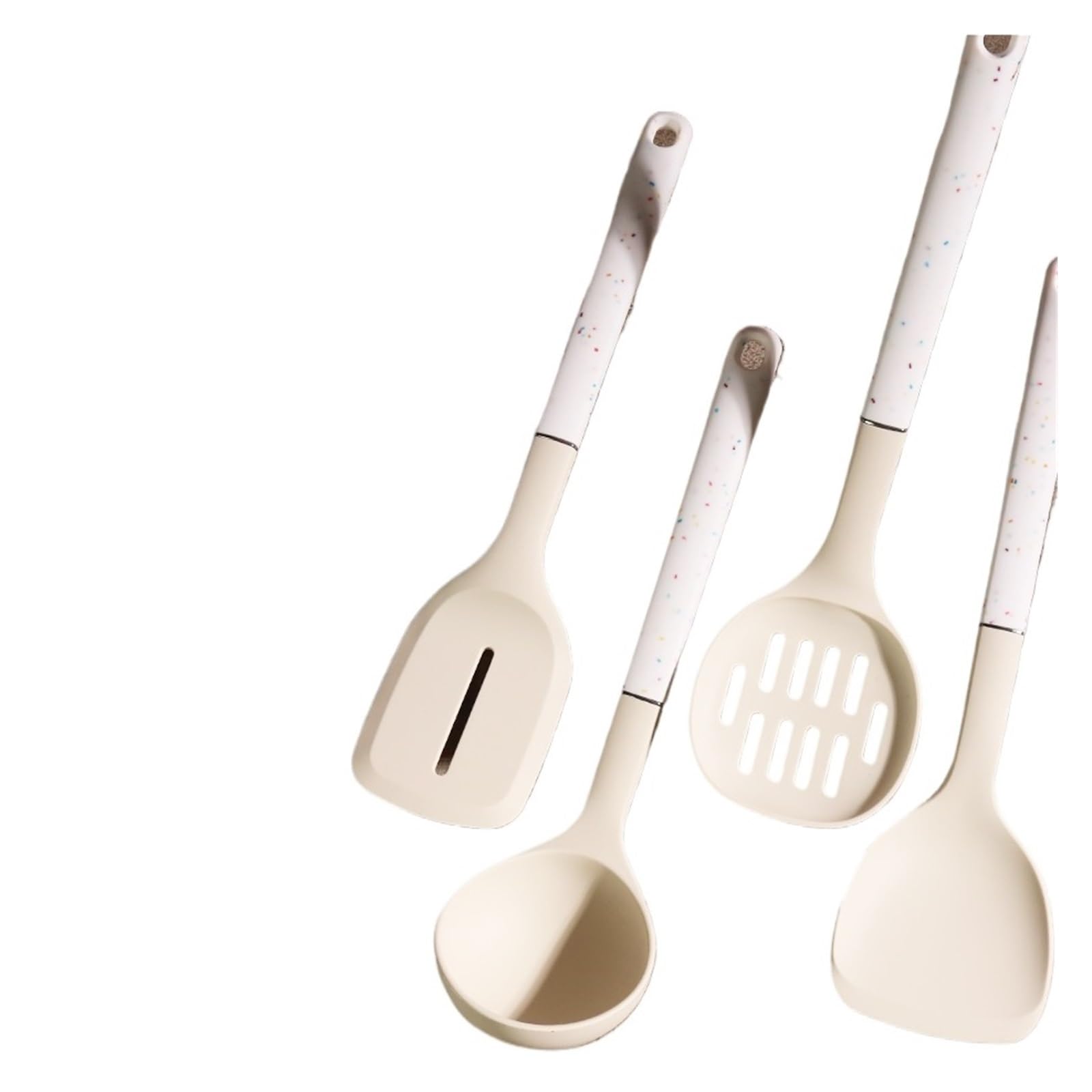 Silikon-Spatel-Set, 4-teilig, antihaftbeschichtet, hitzebeständig, Schaber und Pfannenwender für Küche