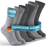 MEDOLY THERMO Socken (6 Paar) Wintersocken Damen & Herren mit Vollfrottee für gemütliche Wärme
