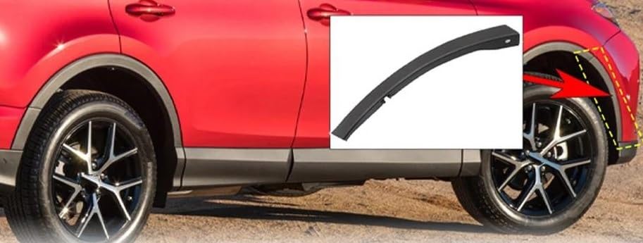 Embellecedor de parachoques delantero para RAV4 2017 que protege el guardabarros 3