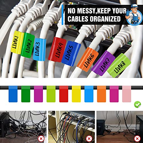 3000 Pcs 10 Rolls Rectangular Color Coding Stickers 1.57 X 0.75 Inch Self-Adhesive Color Coding Label 10 Assorted Colors For Inventory And Home Organize, File Classification #TOP4