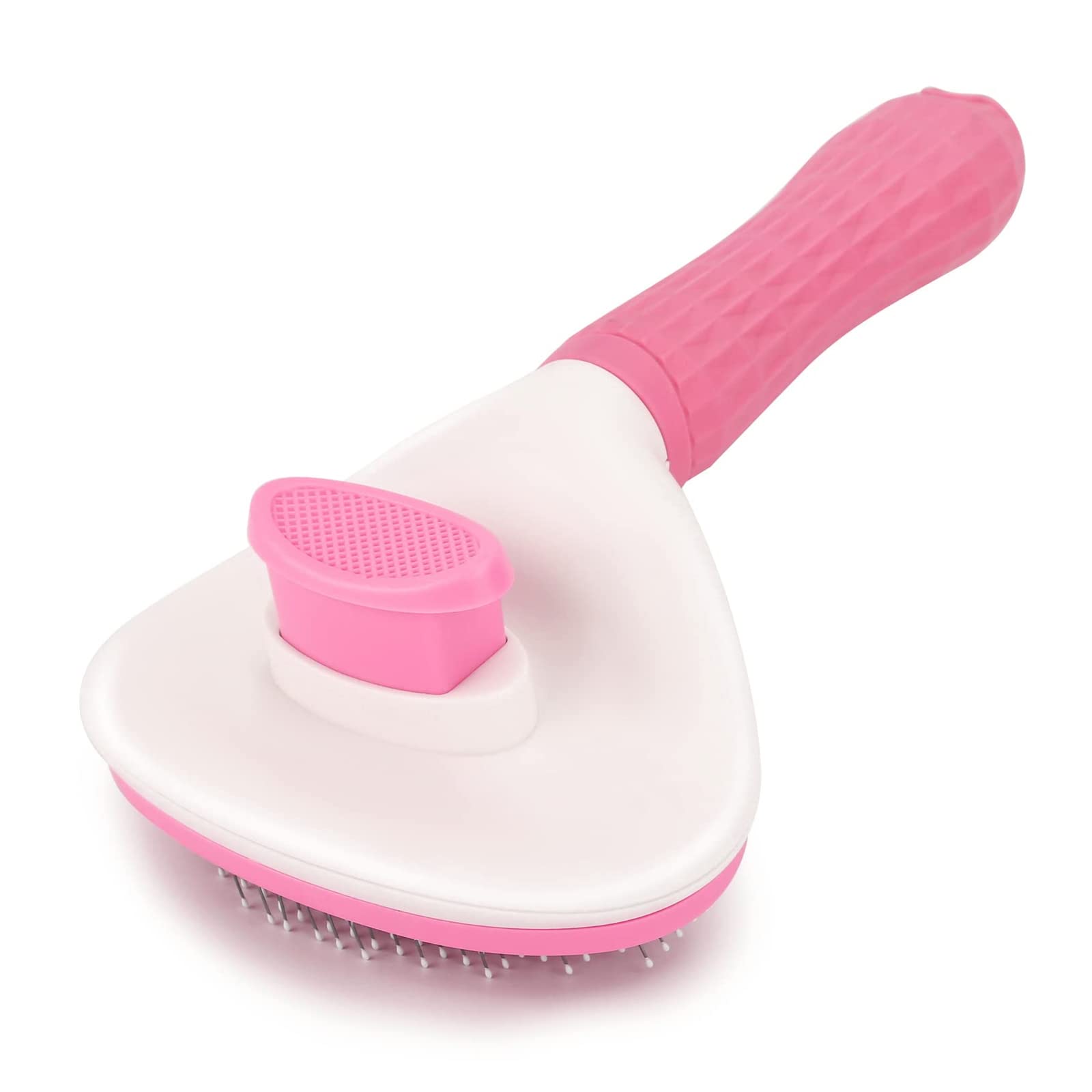 Emily Pets Grooming Brush for Dogs/Cats Cleaning Slicker Brushes Shedding Removes Tools Mats Tangled Hair Slicker Brush for Pet Massage-Self Cleaning(Pink) (B0BSNKZF6L) Amazon Price History, Amazon Price Tracker