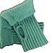 Fingerless Gloves Green Turquoise Medium - Large M - L 100% Cashmere Arm Warmers Cuffs Handmade Free Shipping