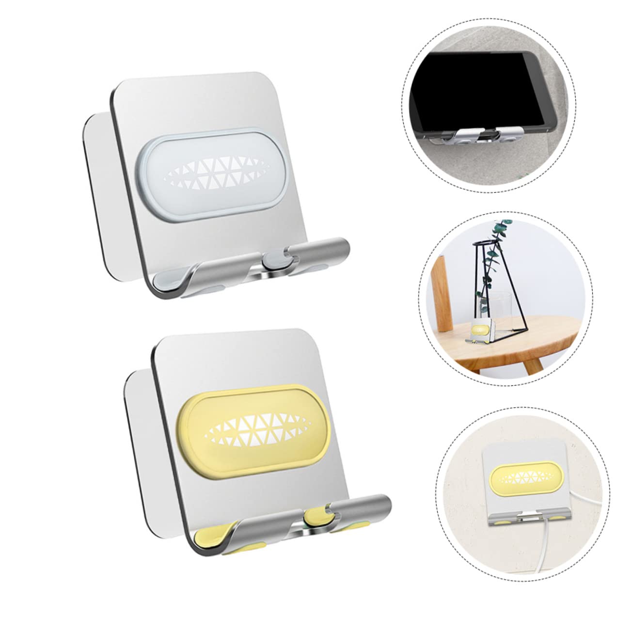 Artibetter 4pezzi Supporto Per Smartphone Per Tavolo Adatto Per Videochiamate e Visione Di Film Facile Da Trasportare Design Elegante e Resistente