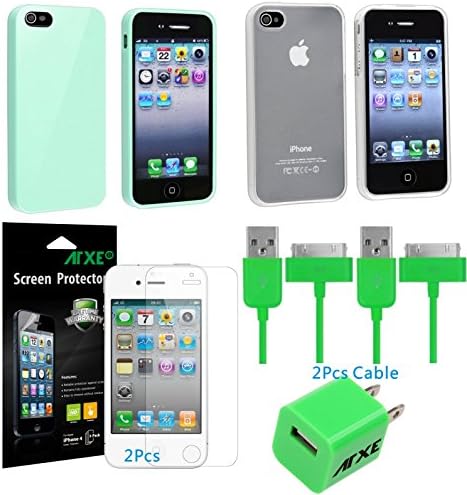 Black Bling Rubberized Hard Slim Case Compatible With iPhone 4 G OS
