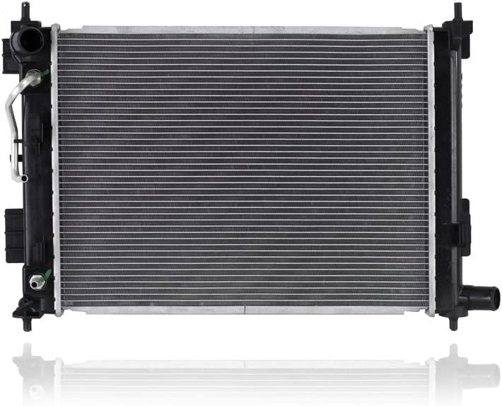 Radiator - Compatible/Replacement for '18-19 Hyundai Accent Sedan, 18-19 Kia Rio5, 18-19 Rio Sedan Automatic - Plastic Tank, Aluminum Core - 25310H9050