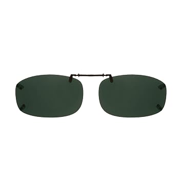 Solar Shield 56 Rec 5 Gray Polarized lens Ultra Light frame Clip On Sunglasses