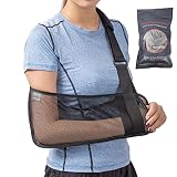 Mesh Arm Shoulder Sling - Medical Shoulder Immobilizer for Shower - Adjustable Arm Brace for Torn Ro