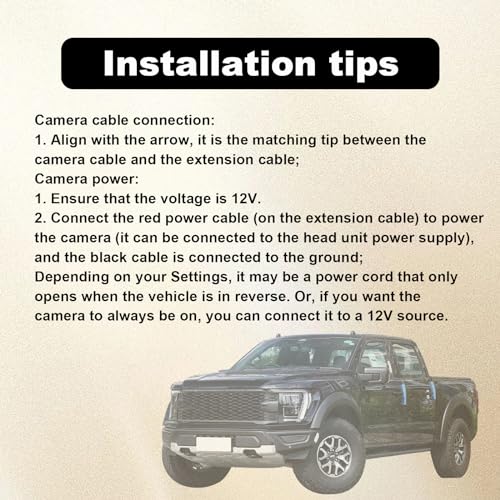 Image of from 2007 to 2013, Ford F-150, F250, F350, F450, F550 Rearview Cameras, Rearview Camera, Trunk Handle, car Rearview Camera, in-car Camera