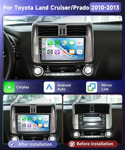 Radio para Auto con Pantalla Táctil 9" Wireless CarPlay Android Auto miniatura 2
