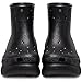 Crocs Unisex Crush Platform Rain Boots – Waterproof Thermoplastic (EVA) Construction – Pull-on Style Black Men's 6, Women's 8 Medium